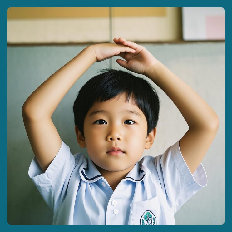 성조숙증 검사에서 확인하는 요소를 설명하는 이미지
