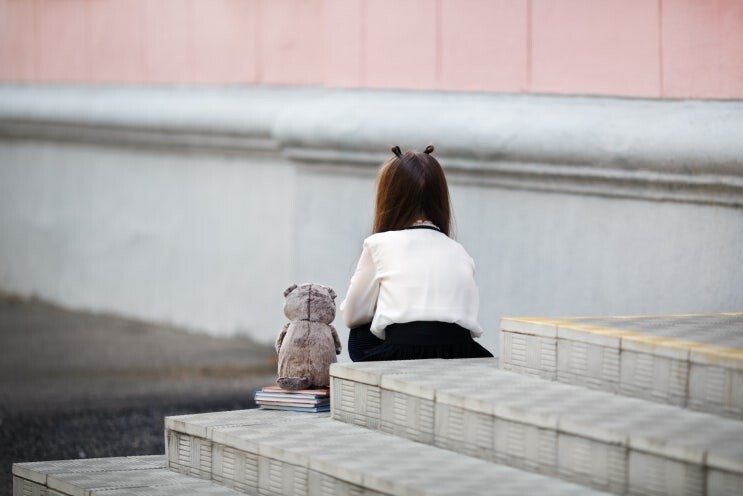 마음과 몸이 연결되어 있다는 한의학 관점을 표현한 이미지