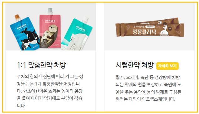1:1 맞춤한약 처방과 시럽한약 처방 안내